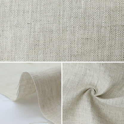 [From quantity 5] Fabric "Antiviral processing 100% Black LINENHEAVY-BK"