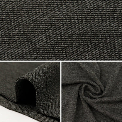 [From quantity 5] Fabric "T/R Stretch Punch Dark Gray YG5037-6"