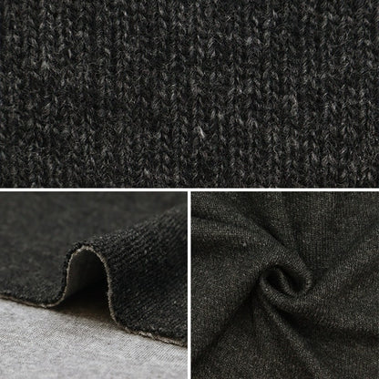 [From quantity 5] Fabric "W/NYW Face Jersey D Gray x Gray YG11044-1"