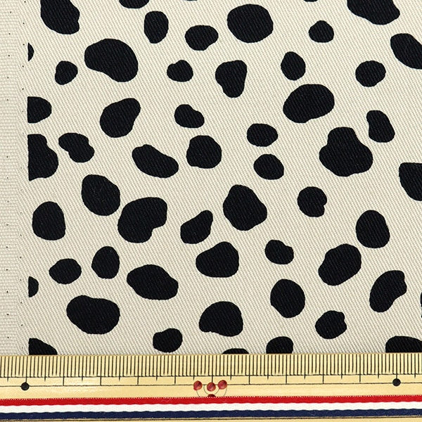 [来自数量5] 织物 “ Twill Dalmatian Pattern Greju 7070-10b”