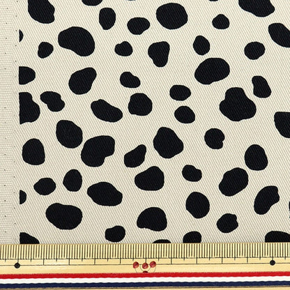 [来自数量5] 织物 “ Twill Dalmatian Pattern Greju 7070-10b”
