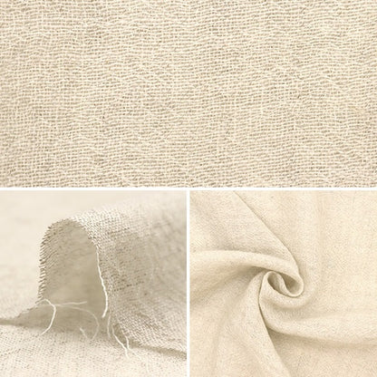 [From quantity 5] Fabric "Hemp Wool Boil Gauze Black 4024-9"