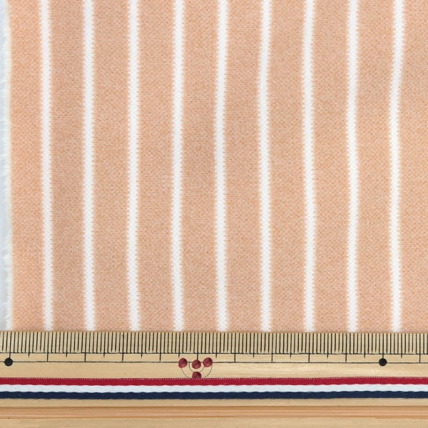 Fabric "Bonding knit Cut Cloth Approximately 85cm x 90cm Border beige BN202P-01BE]