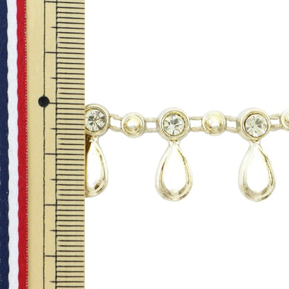 [From quantity 5] HandicraftTrim "imitationTrim Width about 1.8cm Shizuku Gold GY-43-18-3]