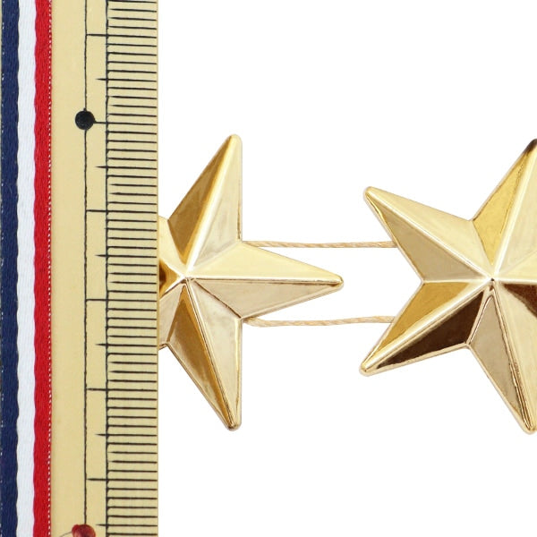 [From quantity 5] HandicraftTrim "imitationTrim Width about 3.5cm star gold GY-43-19-6]