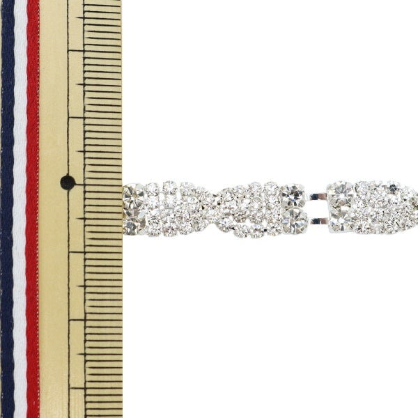 [From quantity 5] HandicraftTrim "GorgeousTrim Width about 7mm Silver GY-86-19-10S]
