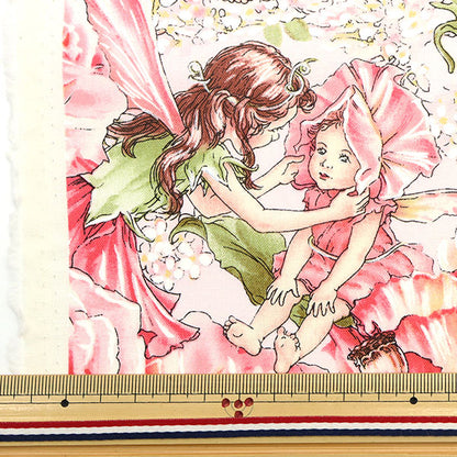 【数量5から】 生地 『USAコットン スイート・ガーデン DC4220-ROSE-D』