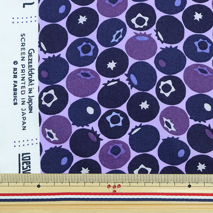 [From quantity 5] Fabric "USA Cotton+Steel) Sheeting Blueberry Lv501-BL3]