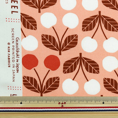 [From quantity 5] Fabric "USA Cotton+Steel) Sheeting Cherry Lv505-CR1]