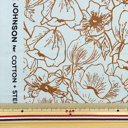 [From quantity 5] Fabric "USA Cotton+Steel) Sheeting Anemone HJ302-PB2]