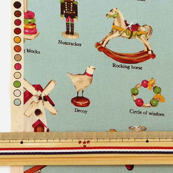 [From quantity 5] Fabric 『Oxford Toy Blue 99107-2D]