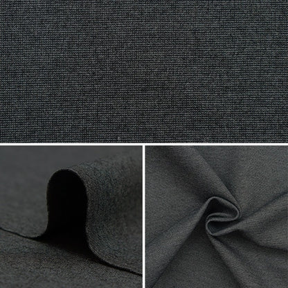 [From quantity 5] Fabric "Stretch punch dark gray 82-7411-102"