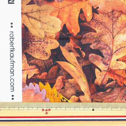 [From quantity 5] Fabric "USA Cotton Imaginings Autumn (fallen leaf pattern) 20911-191"