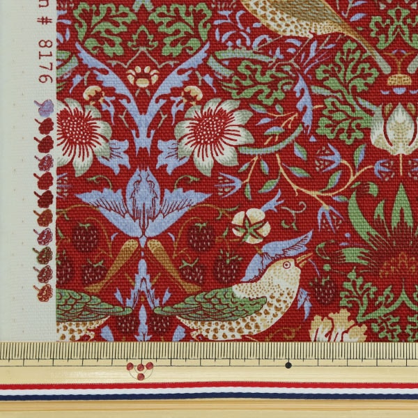 [来自数量5] 织物 “ Moda Best Morris Best Morris 牛津布 草莓海上8176-47T]