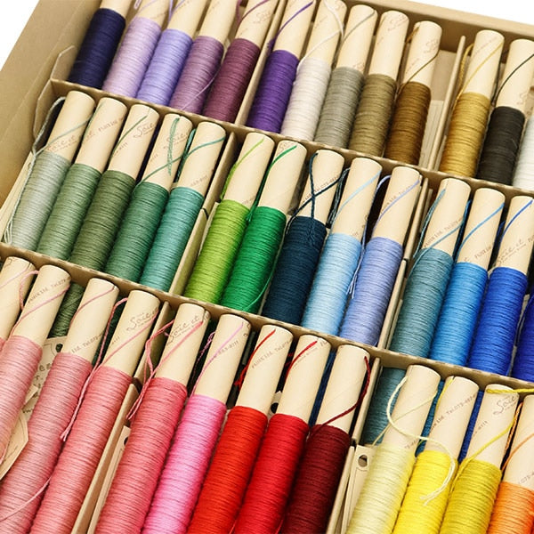 Embroidery yarn "Sowae single color 45 paper box set 2422800" FUJIX Fujix