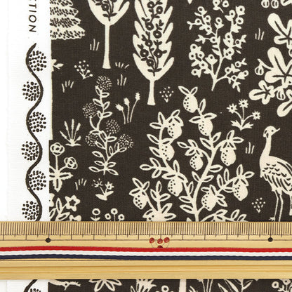 [From quantity 5] Fabric "USA Cotton Manjarishylt Black RP708-BK1"