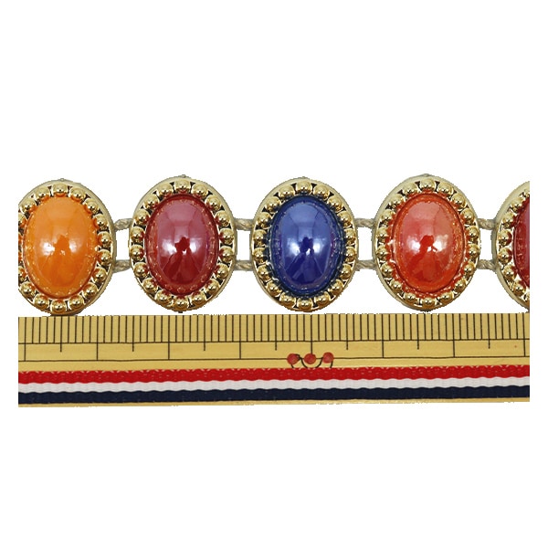 [From quantity 5] HandicraftTrim "imitationTrim Width about 0.8cm Multi GY-43-16-8]