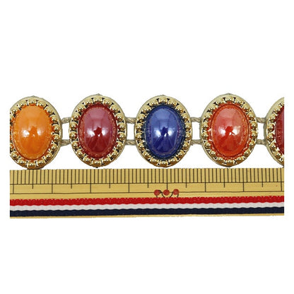 [From quantity 5] HandicraftTrim "imitationTrim Width about 0.8cm Multi GY-43-16-8]
