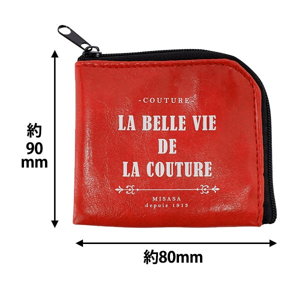 Sewing set sewing set "La Belle Vie DE LA COUTURE Sewing Kit Red 8206" MISASA Misasa