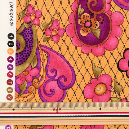[From quantity 5] Fabric "USA Cotton Loralie Designs Paisley Pattern 692-490"