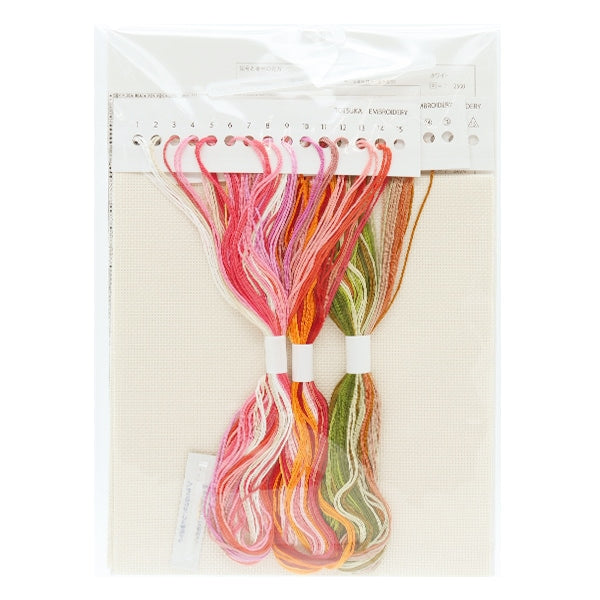 Embroidery kit "Totsuka sashimi shit flower and fruit cross stitch 2 Large flower arrangement 812"