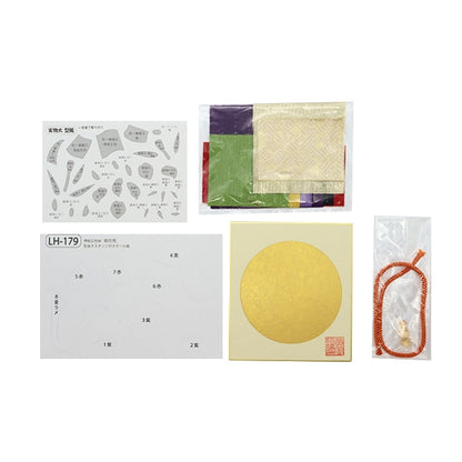Chirimenwork Kit "Oshie Bean Color Paper Satsuki Kabuto LH-179" Panami Panami Takagi fiber