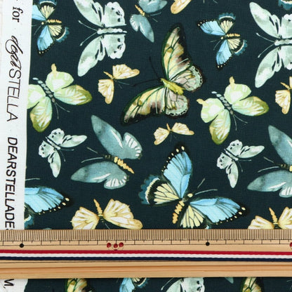 [From quantity 5] Fabric "USA Cotton Butterfly DCJ2150-SLATE"