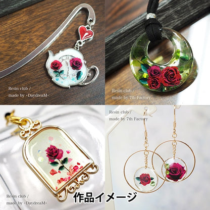 レジン材料 『Red rose 両面 RC-RER-101』 レジンクラブ