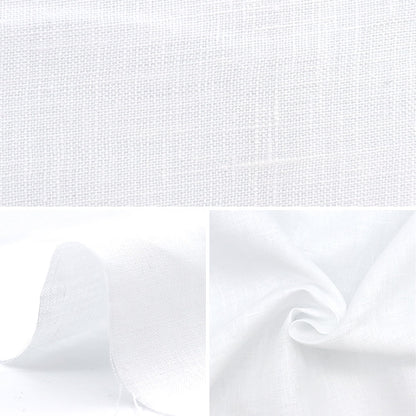 [From quantity 5] Fabric "Kakuraka Linen White LINENL2-WH"