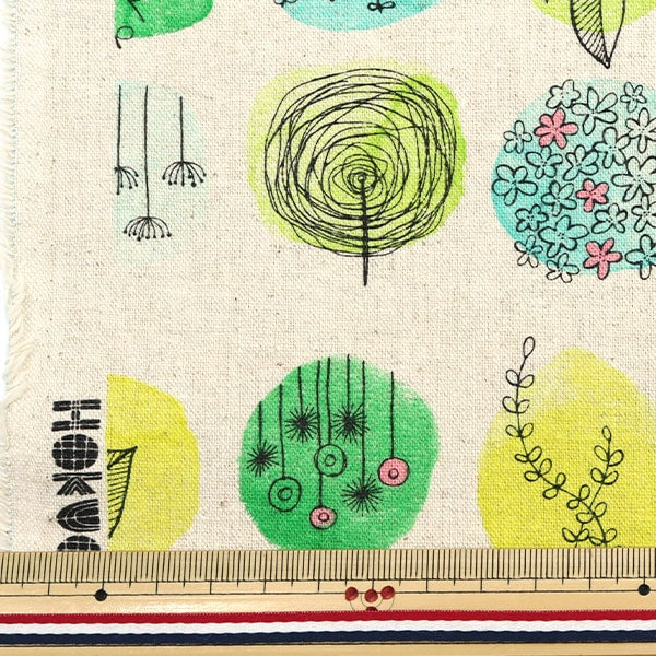 [From quantity 5] Fabric "Cotton hemp canvas Scandinavian mood SK-6700-1A" Senyo merchant