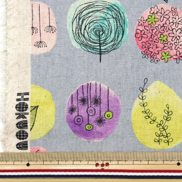 [From quantity 5] Fabric "Cotton hemp canvas Scandinavian mood SK-6700-1D" Senyo merchant