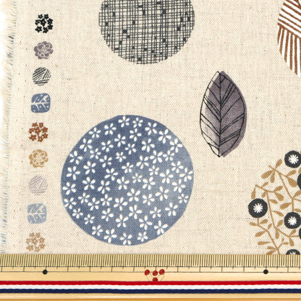 [From quantity 5] Fabric "Cotton hemp canvas Nordic mood SK-6700-4B" Senyo merchant