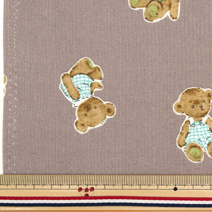 [From quantity 5] Fabric 『Sheeting Kuma-chan pattern 99110-1D]