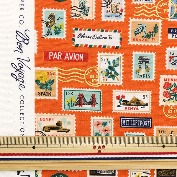 [From quantity 5] Fabric "USA Cotton Bonvoyage RP802-RE1"