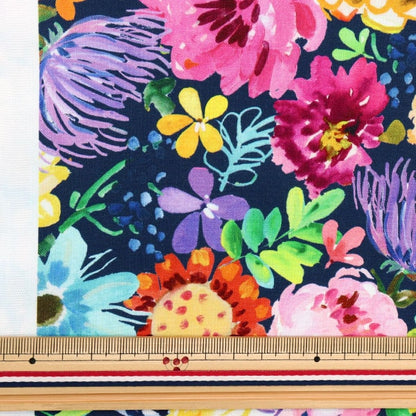 [From quantity 5] Fabric "USA Cotton Dahlia DJL2108-MULTI"
