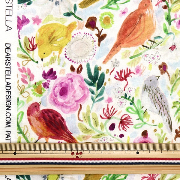 [From quantity 5] Fabric "USA Cotton Flying away DJL2109-MULTI"