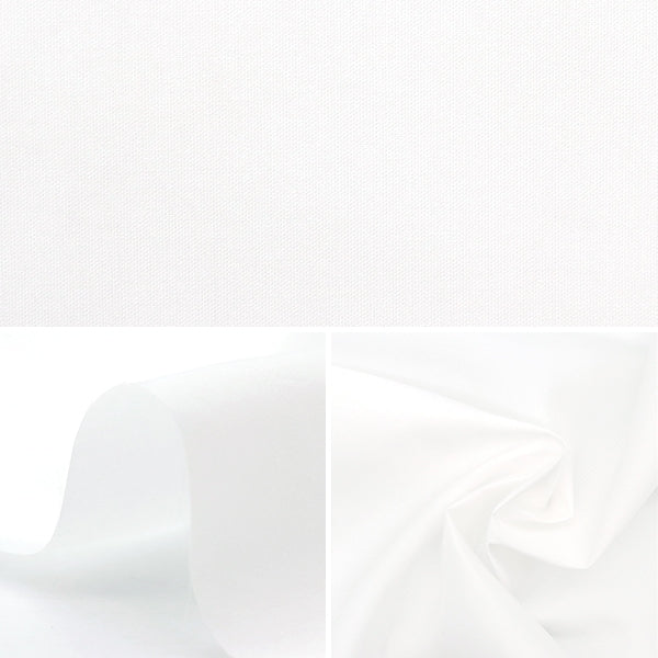 [From quantity 5] Fabric "Broad Silk Mixed White GS201"