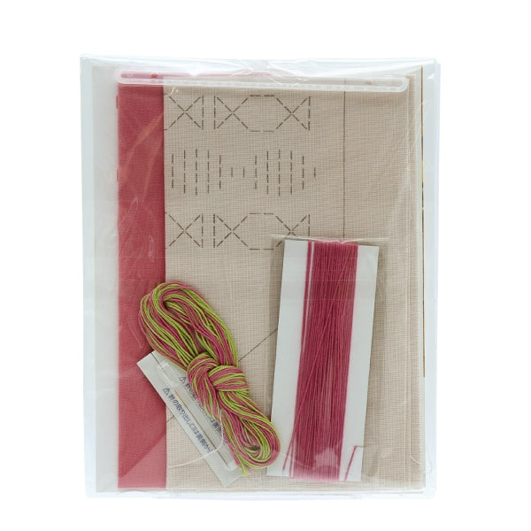 Embroidery kit "SashikoKit AYUFISH Flap Pouch Candy Pattern 562202] LECIEN Lecien COSMO Cosmo