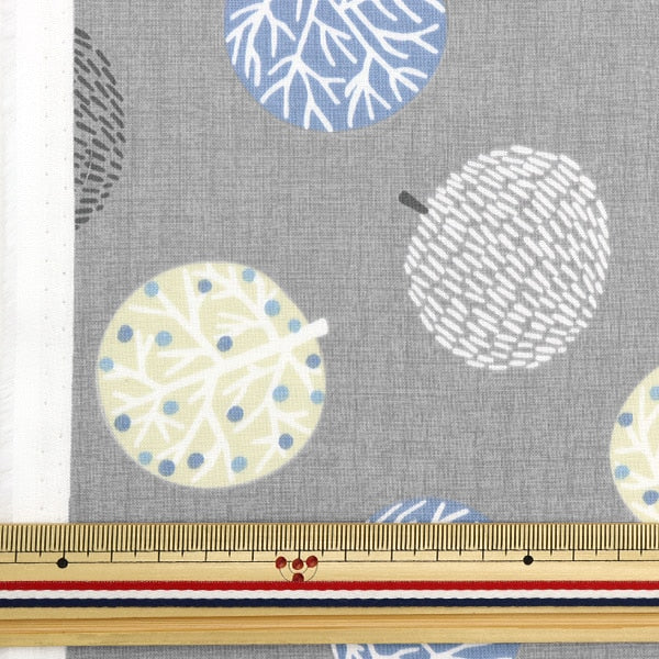 [From quantity 5] Fabric "NINA Sofrey Pooh Gray 142-1281-C3"