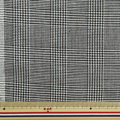 [From quantity 5] Fabric"Basic check Glen Check YZW001]