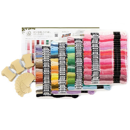 Embroidery thread "GARDEN PARTY embroidery thread set with spool Romantic garden GP-100D" Olympus