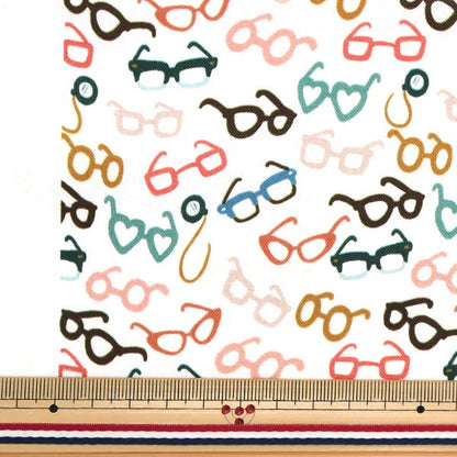 [From quantity 5] Fabric "USA Cotton Glassiz 1993-WHITE"