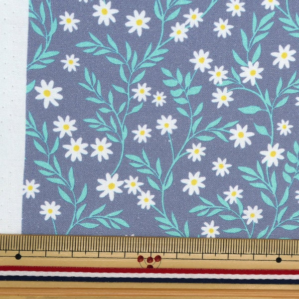 [From quantity 5] Fabric "USA Cotton Vines D2181-ORIENT"
