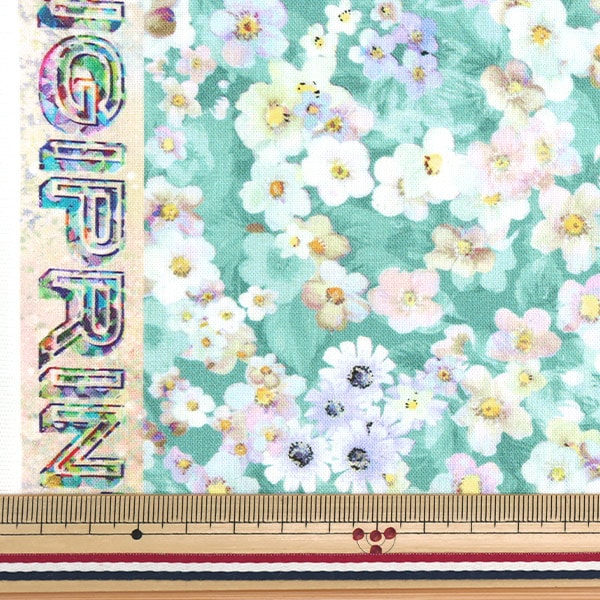 [From quantity 5] Fabric "USA Cotton Flower Bed RJ2905-TE2D"