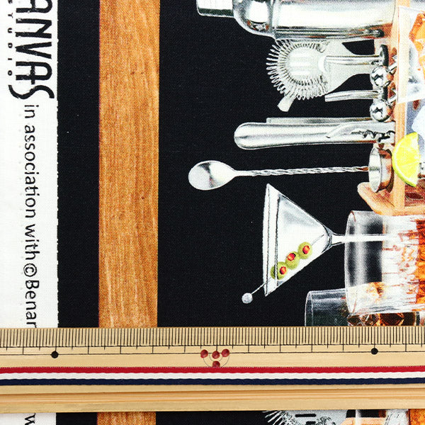 [From quantity 5] Fabric "USA cotton liquor shelf 12854-99"