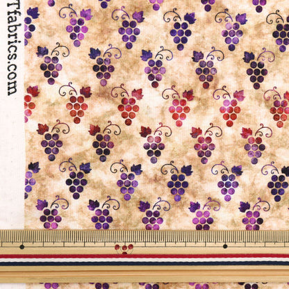 [From quantity 5] Fabric "USA cotton grape 28789-A"