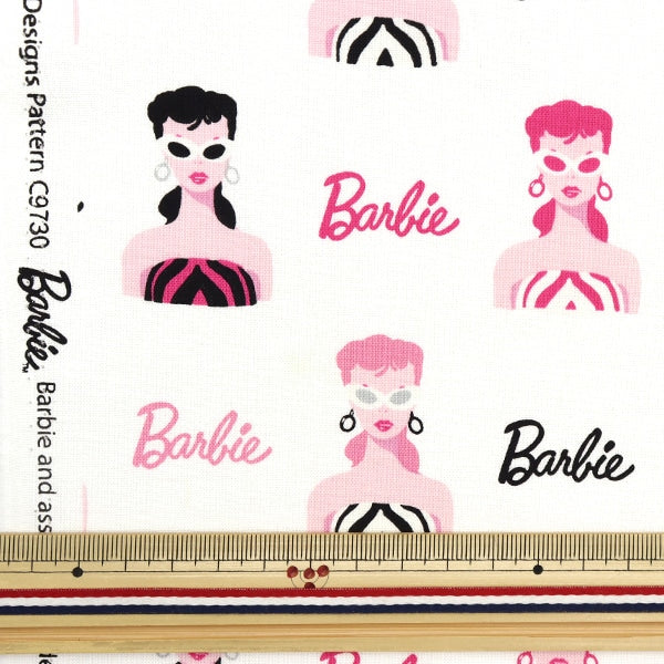 [From quantity 5] Fabric "USA Cotton Barbie White C9730-WHITE"