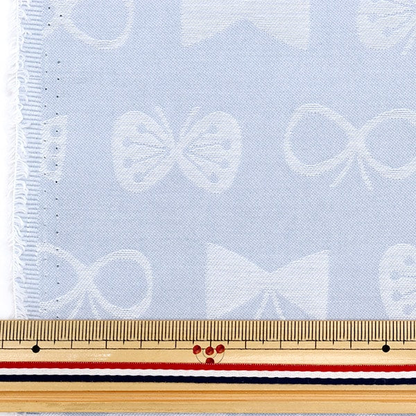 [From quantity 5] Fabric "T/C Jaguard Buto Toka Blue AD52411-1B"