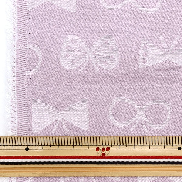 [From quantity 5] Fabric "T/C Jaguard Chokonji Purple AD52411-1C"