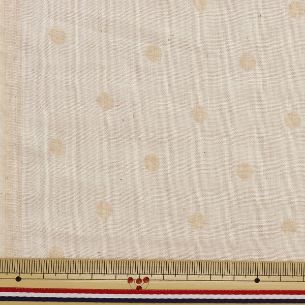 [From quantity 5] Fabric "Organic cotton double gauze Dot pattern R-0529-J-10]